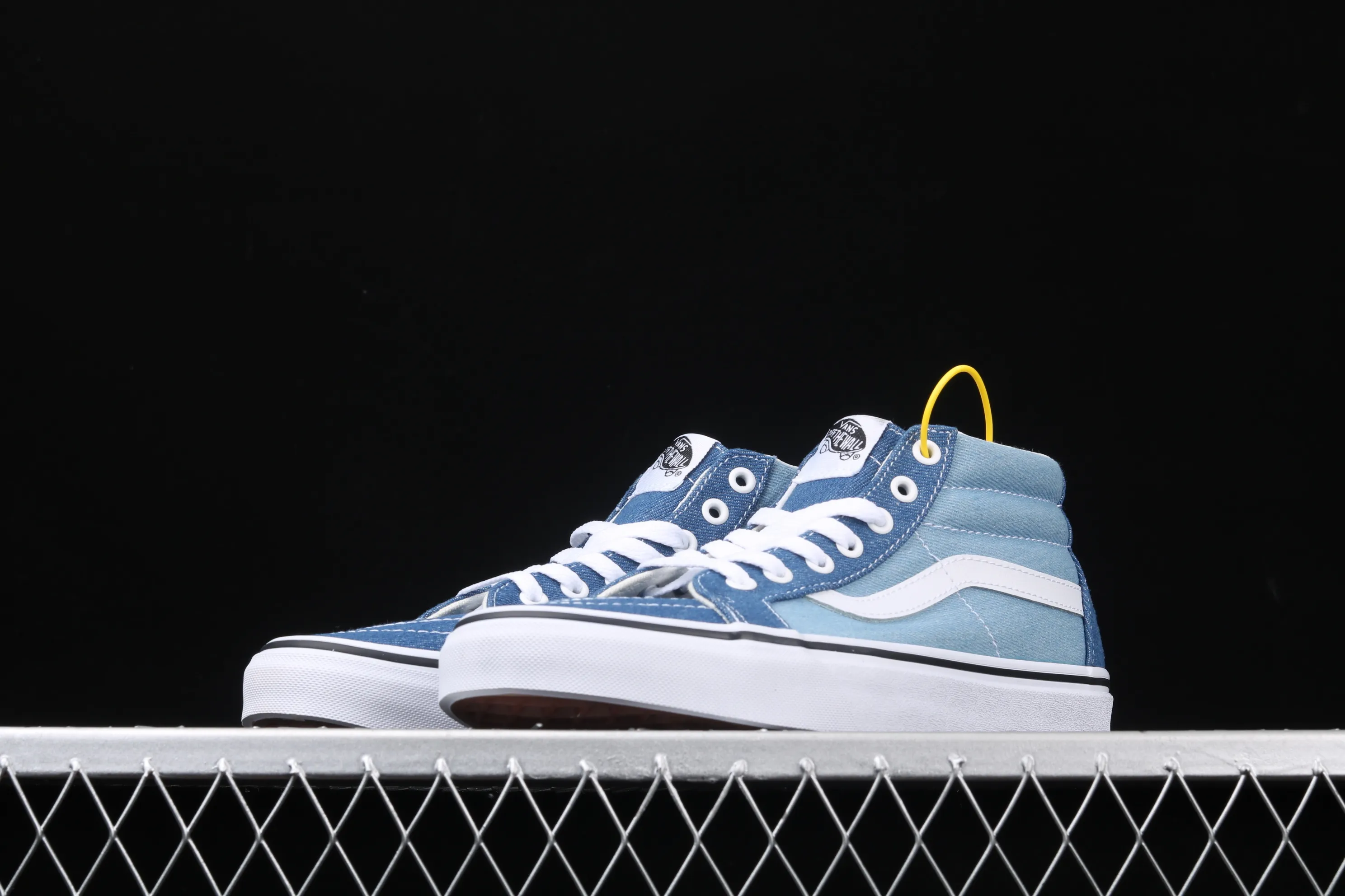 All categories Vans Vans series Vans Mid Vans China Vans Sk8-Mid classic denim blue mid-top casual sneakers VN0A3MV8Q69
